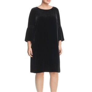 Elegant Black Velvet Dress